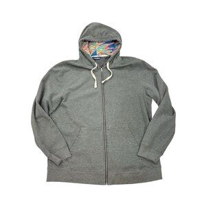 CHUBBIES MENS THE SCHWOODIE ZIP TERRY HOODIE SIZE XLARGE